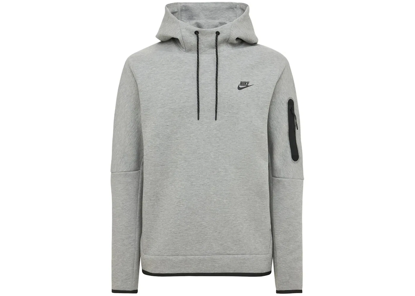 Мужская худи с длинным рукавом Nike Sportswear Tech Fleece, Dark Grey Heather/Black