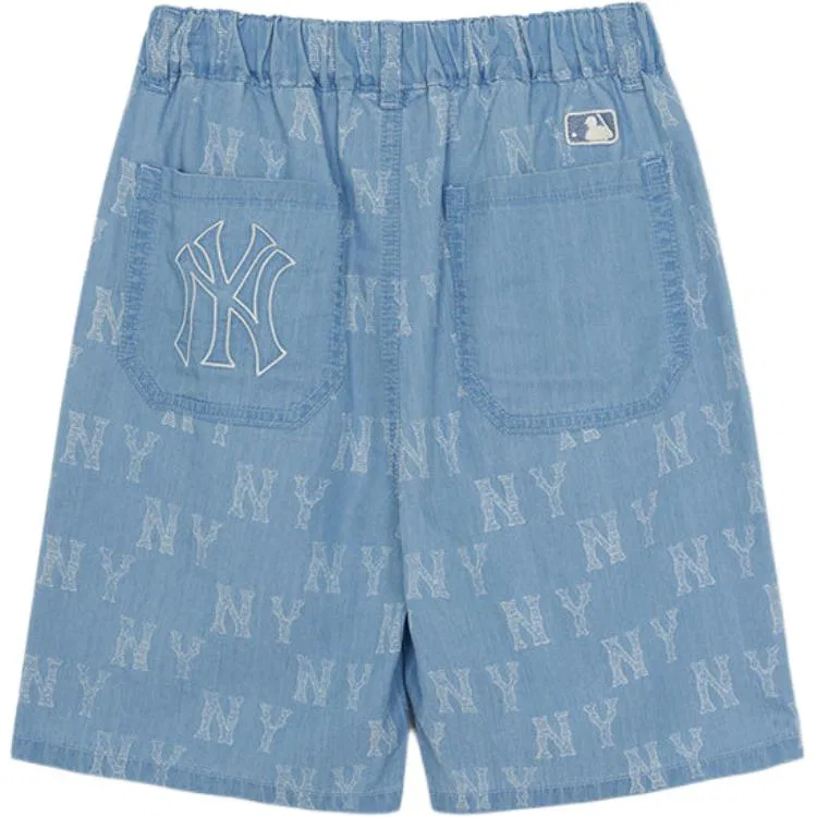 Детские джинсы с длинным рукавом MLB KIDS, Light Blue — фото 3
