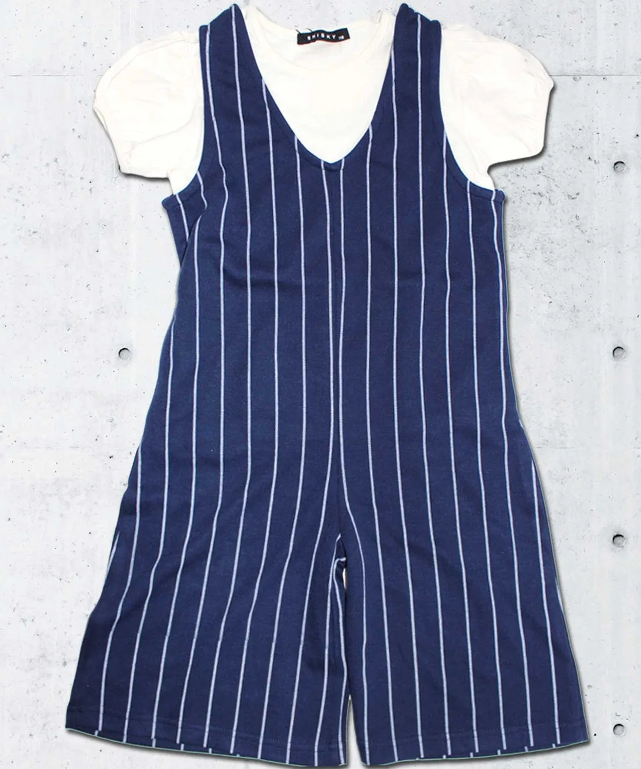 Детский комбинезон с баллон-рукавом, модель 220-28 SHISKY, Navy
