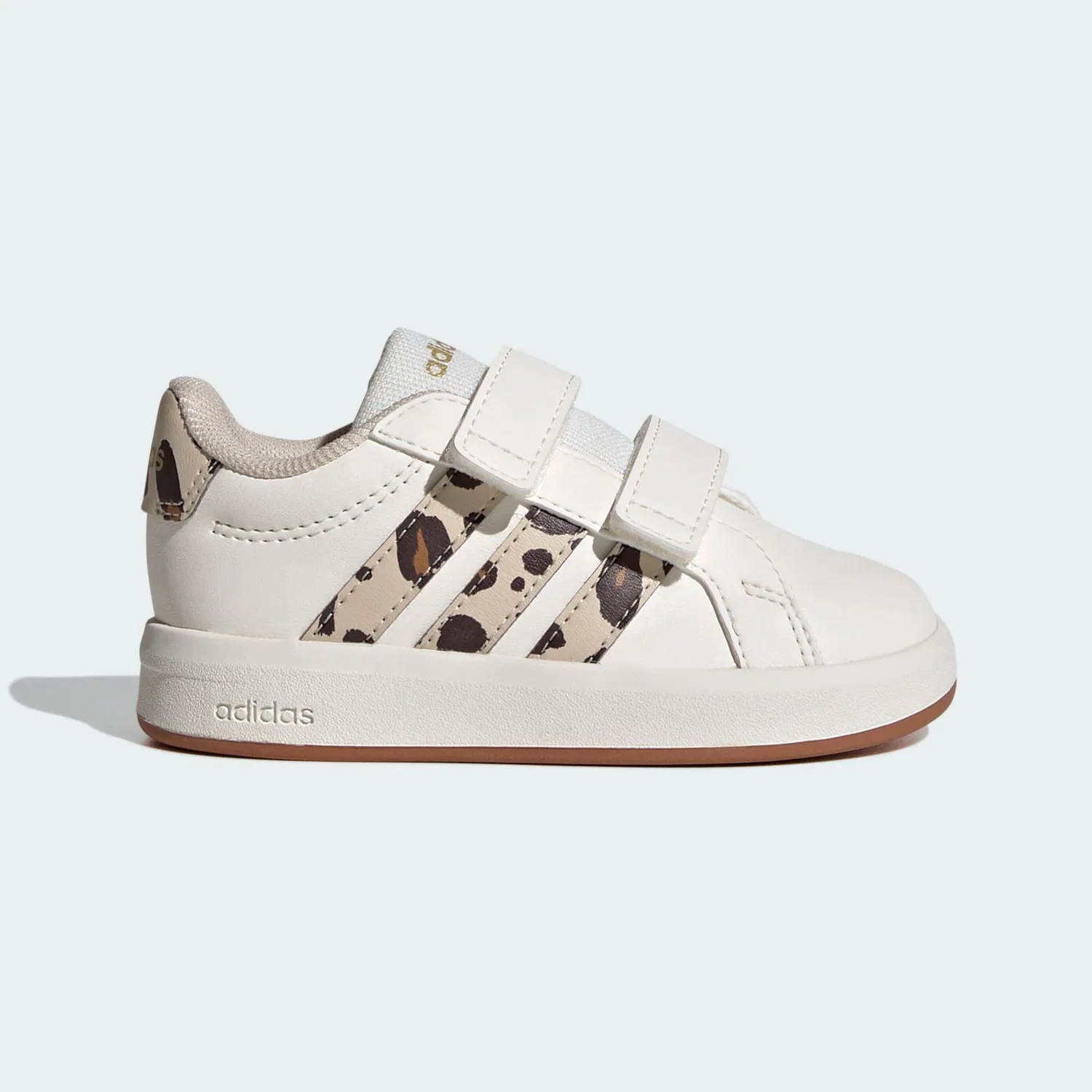 Детские кроссовки на липучках Grand Court 3.0 Adidas, Weiss