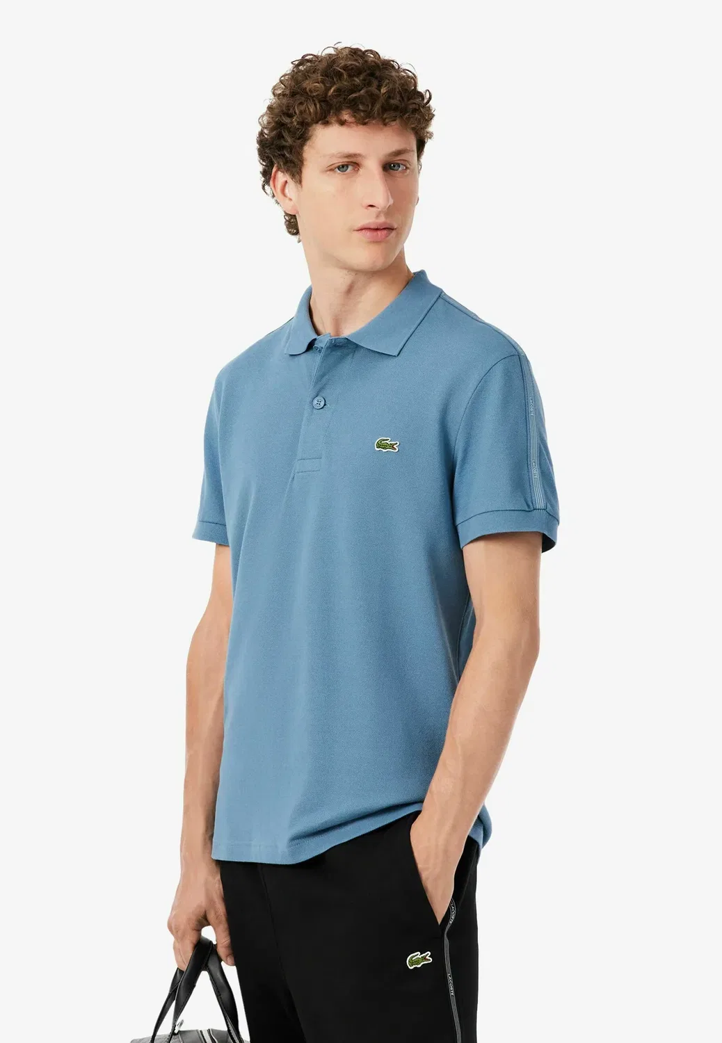 Рубашка поло Lacoste, Bleu Gris-I