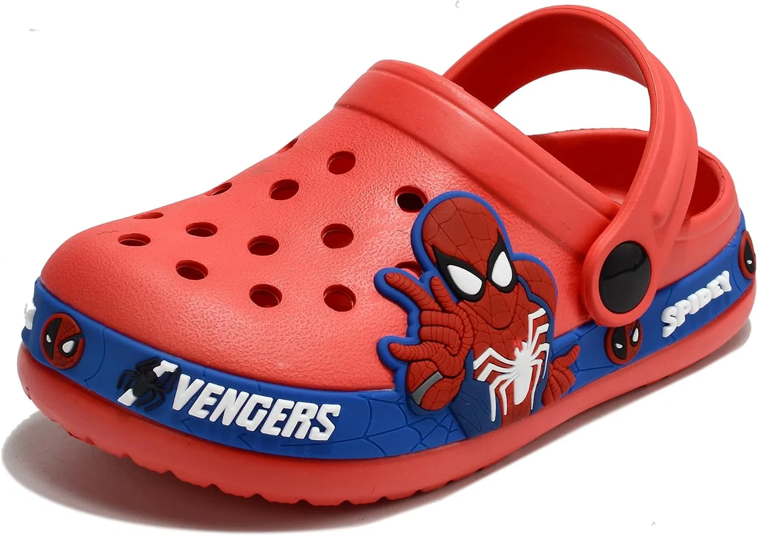 Детские сандалии для мальчиков с принтом Boy Classic Cartoon Character Clogs Hzucikan, Red