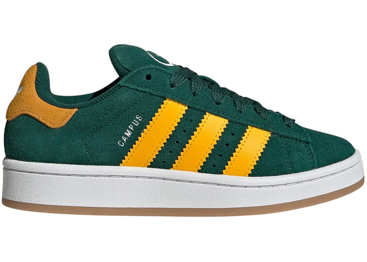 Детские кроссовки Lifestyle Adidas Campus 00s, Collegiate Green/Crew Yellow/Cloud White