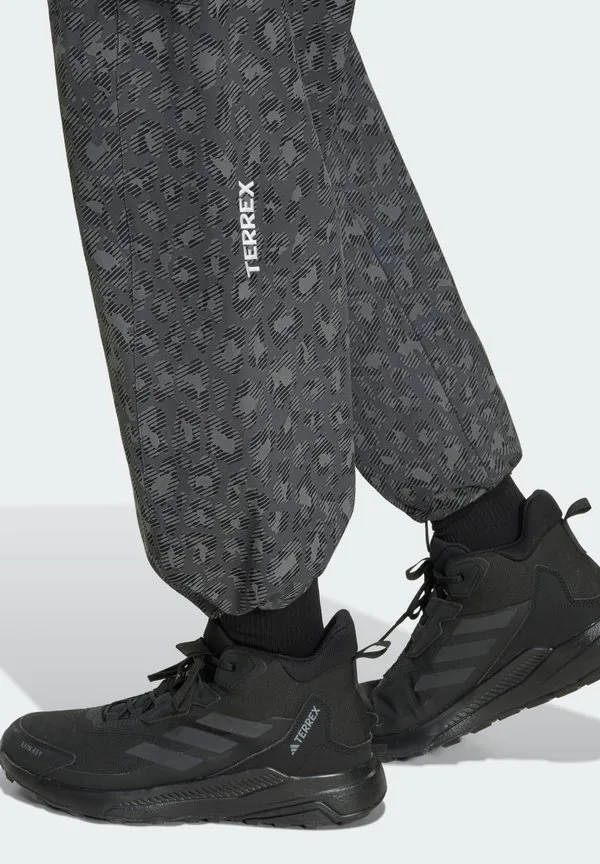 Брюки для активного отдыха aop Adidas Terrex, Grey Six/Carbon/Black — фото 4