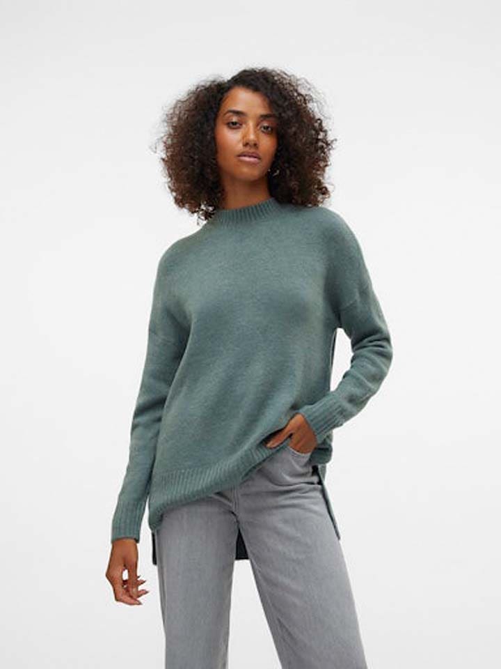 

Пуловер Vero Moda Pullover Plaza, бирюзовый