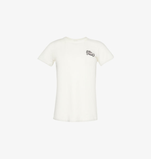 

Футболка из органического хлопка с вышивкой в стиле диско Rag & Bone, белый