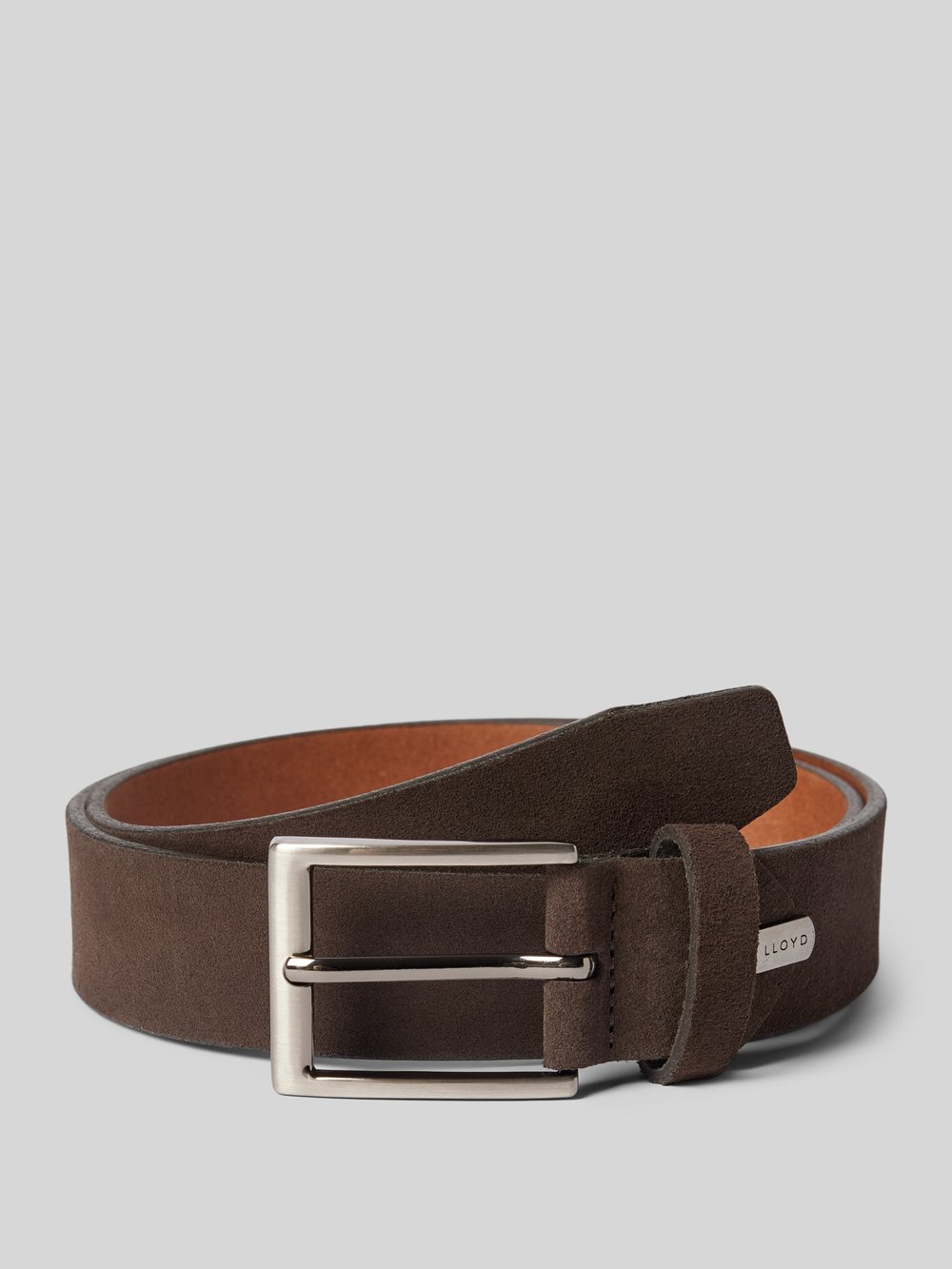 

Кожаный ремень с этикеткой Lloyd Men's Belts, темно-коричневый