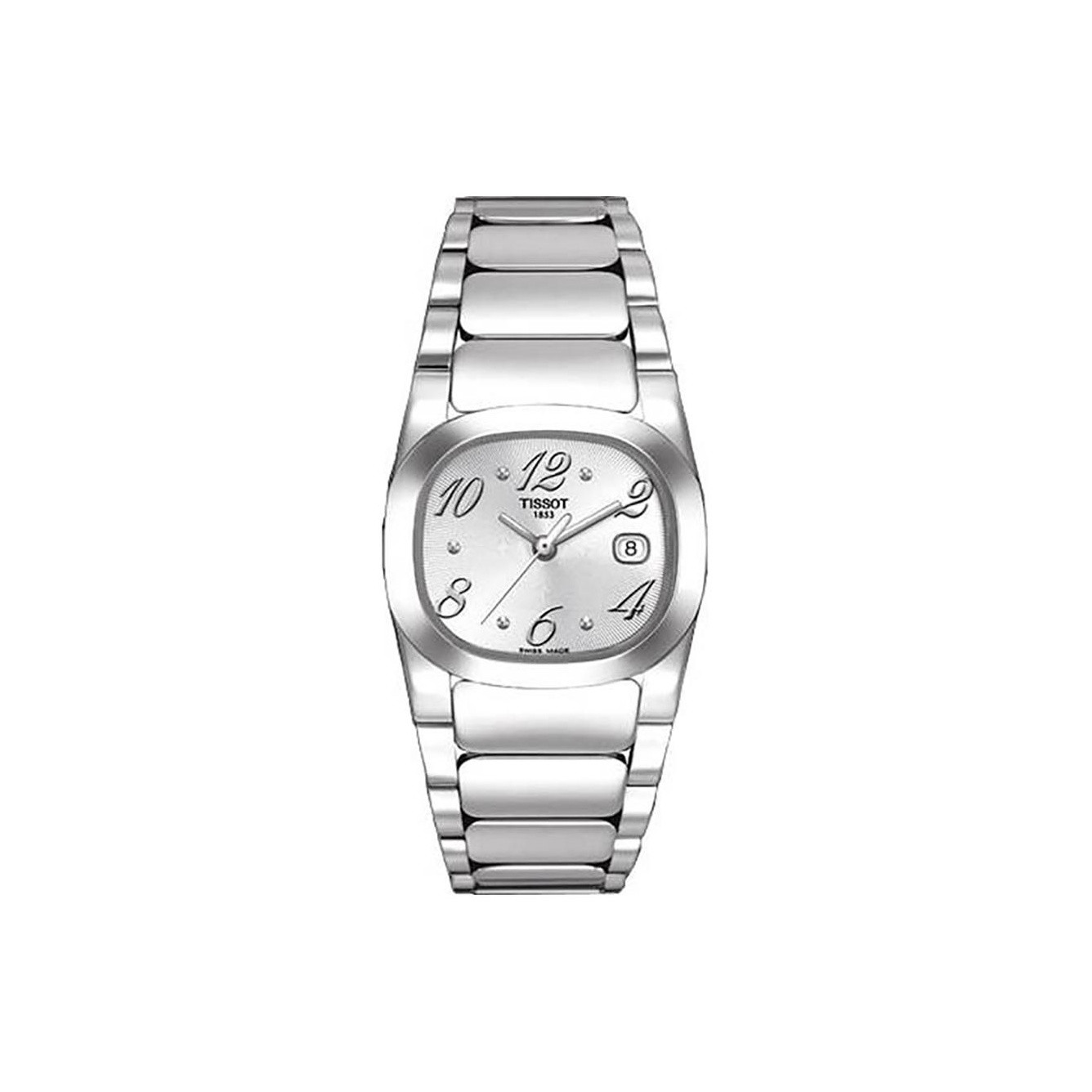 

TISSOT Часы T TREND Collection Quartz Movement Women's Watch 33mm Silver Dial Stainless Steel Case Stainless Steel Watchband, Silver Dial
