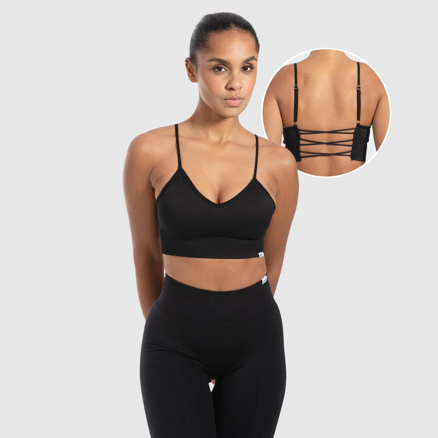 

SMILODOX Женский спортивный бюстгальтер Alma Black