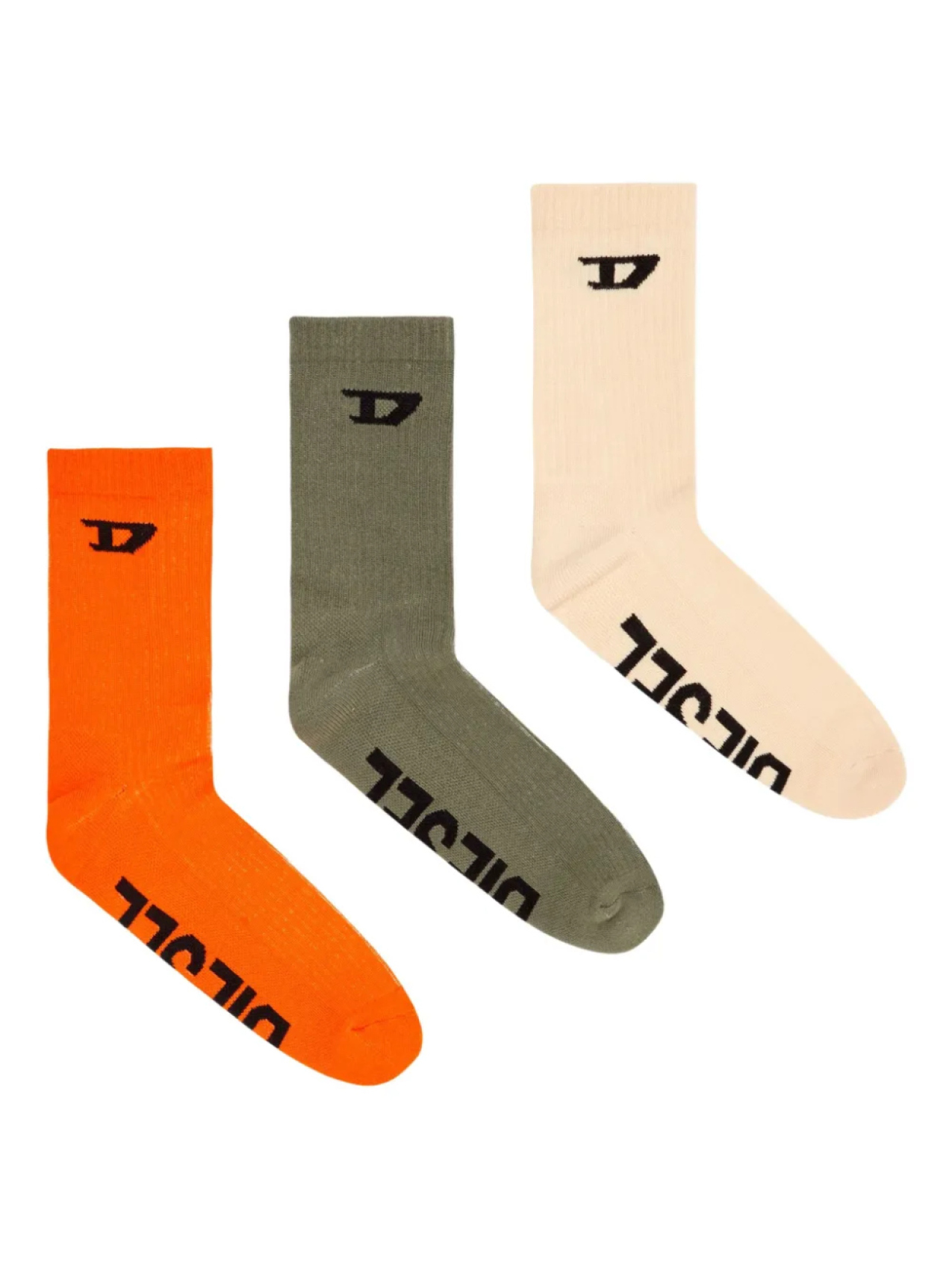 

Носки Diesel Skm-D-Crew-Sport, зеленый