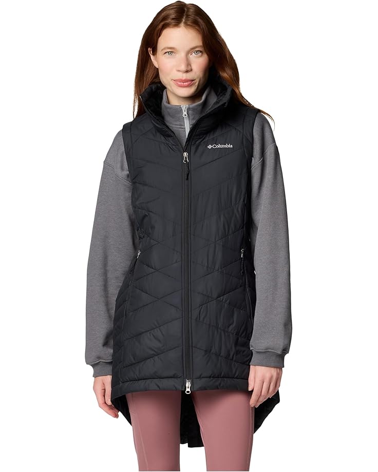 

Утепленный жилет Columbia Heavenly II Long Vest, черный