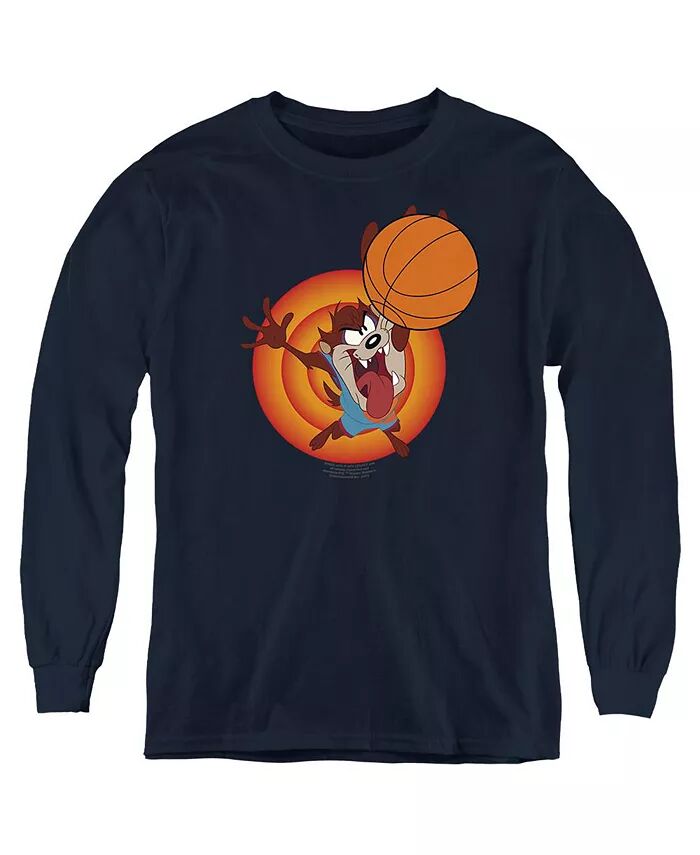 

Толстовка Taz Slam с длинным рукавом для мальчиков Space Jam 2, синий