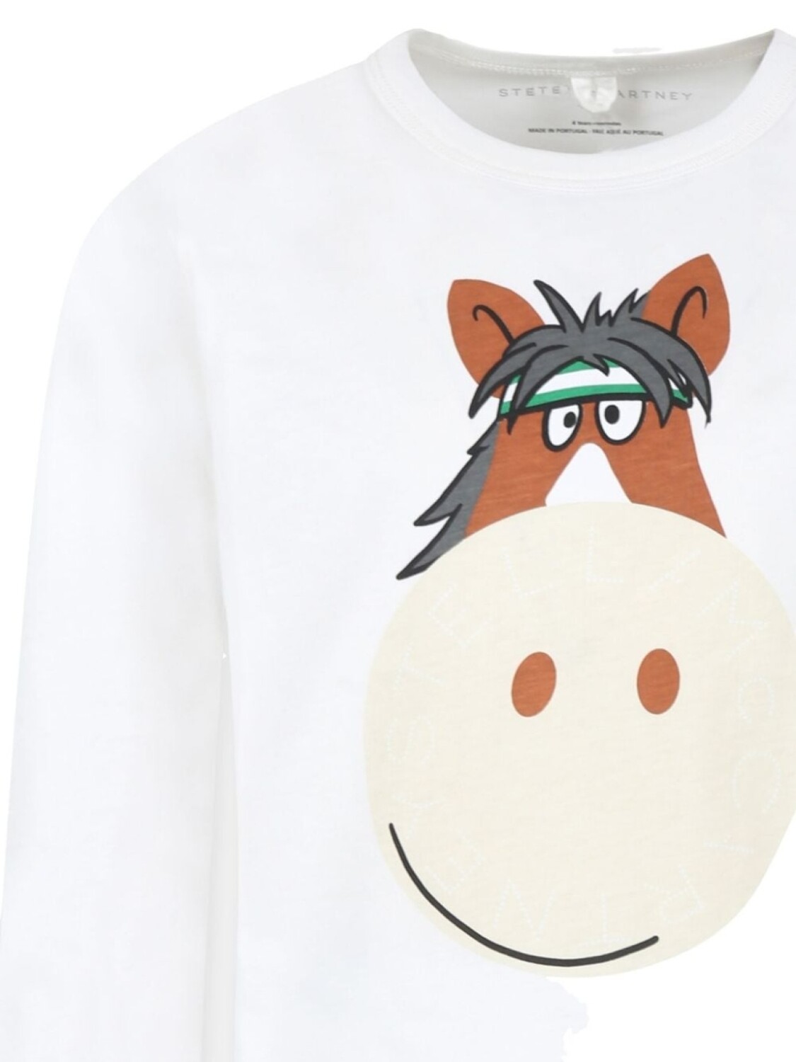 Stella McCartney Kids футболка с графическим принтом, белый — фото 3