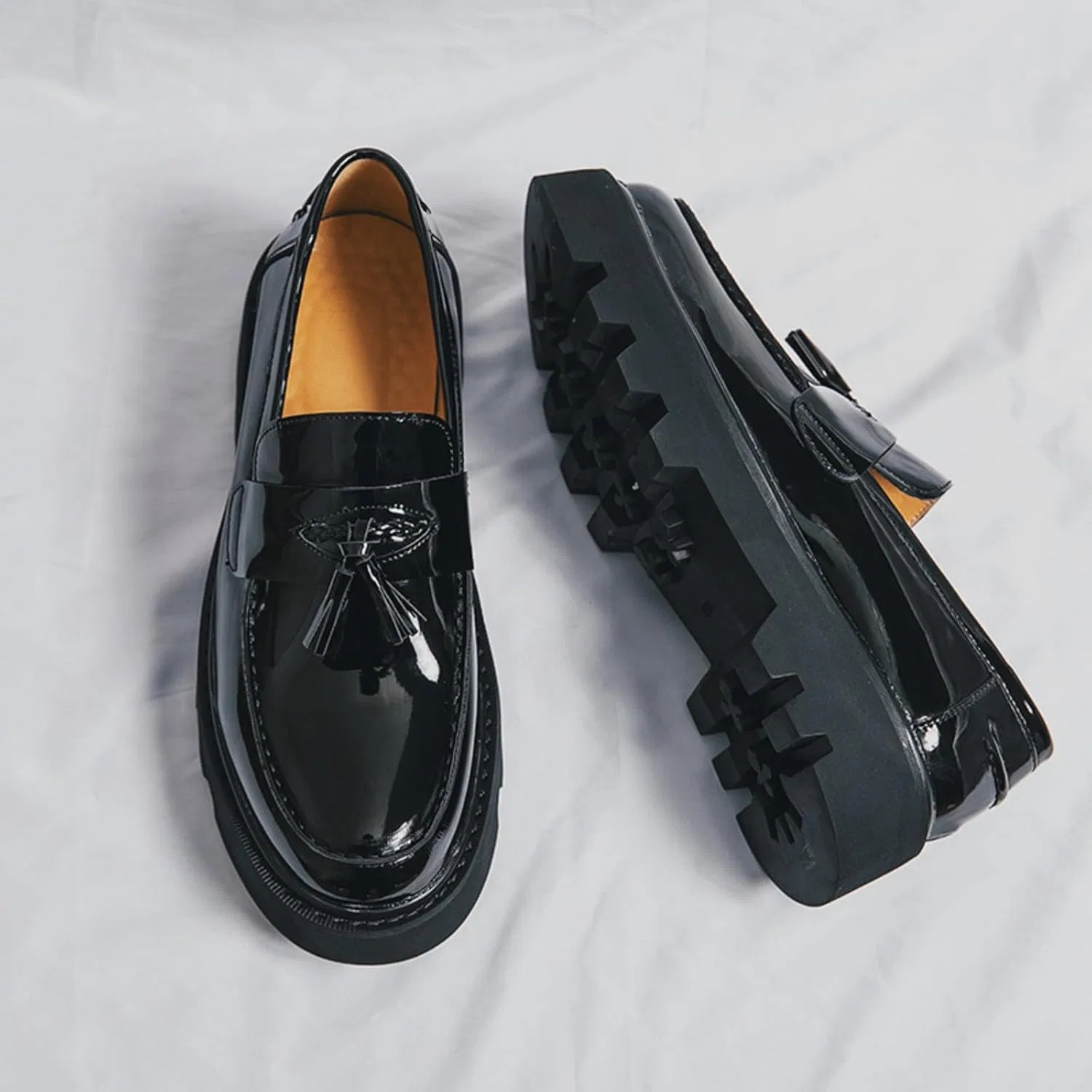 Лоферы мужские Loafers, N4-black Aokisx — фото 2