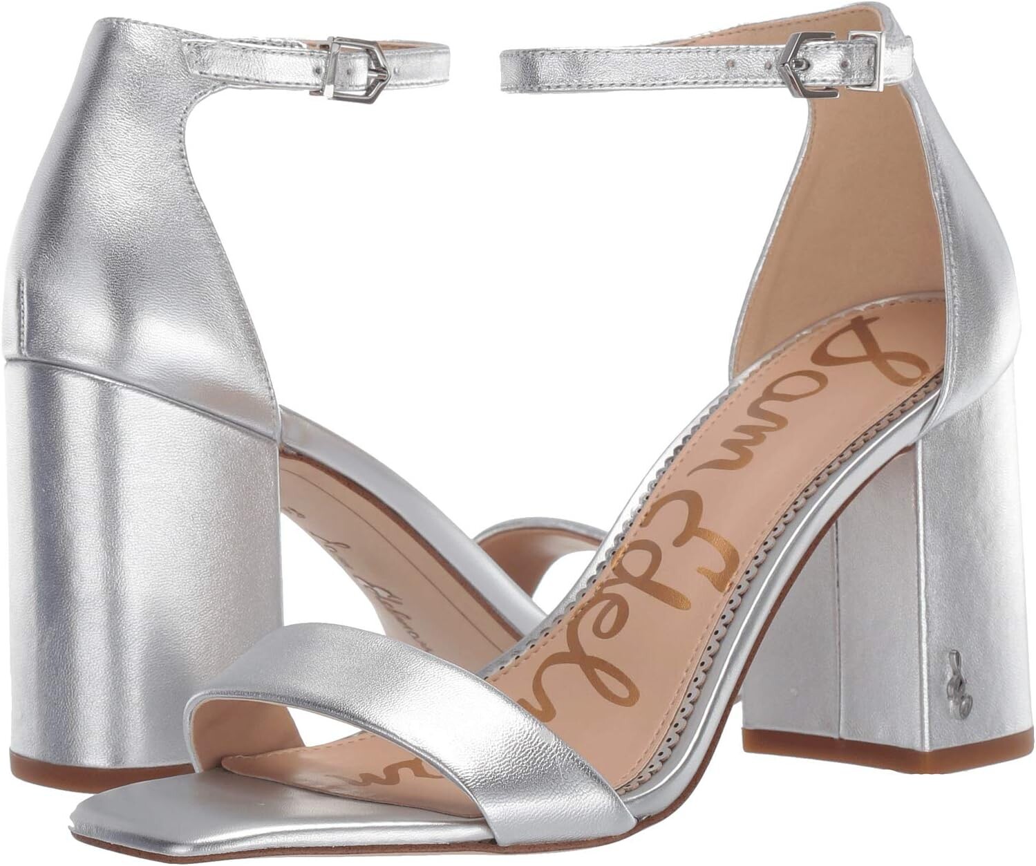 Босоножки Daniella Sam Edelman, цвет Soft Silver Soft Metallic Sheep Leather