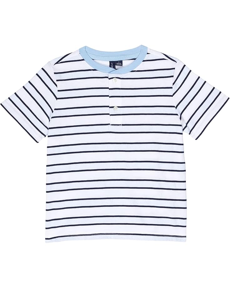 

Футболка Janie and Jack Jacquard Henley Tee, синий