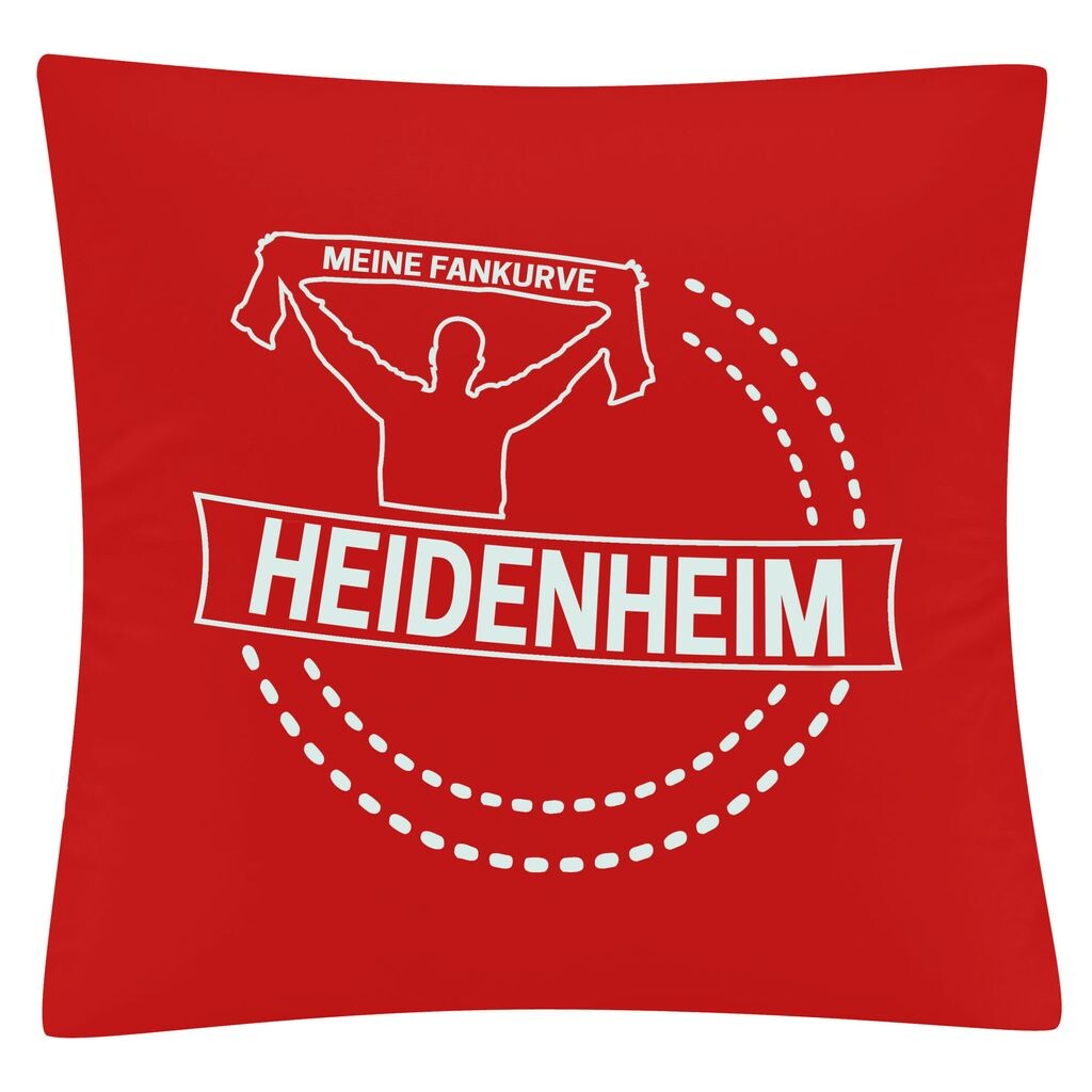 

Чехол на подушку multifanshop - Heidenheim - My Fan Curve, красный, один размер