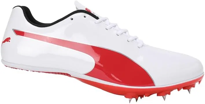 Детские беговые кроссовки Puma Evospeed Sprint 14.5 унисекс, Puma White Puma Red Puma Silver — фото 3