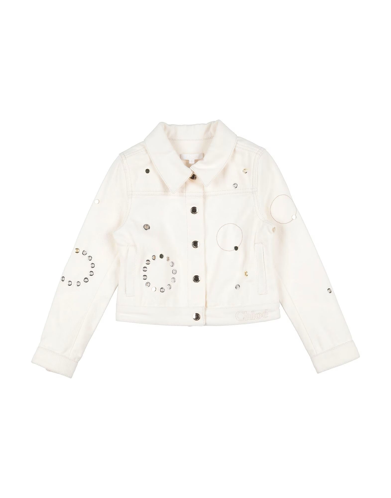 

Джинсовая куртка для девочек Chloé, кремовый