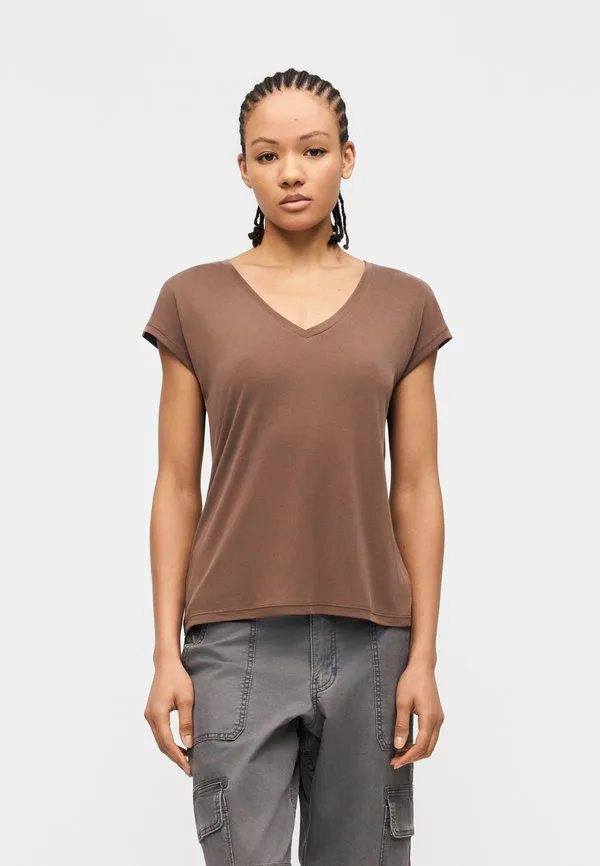 

Футболка filli с v-образным вырезом, базовая футболка Vero Moda, Chocolate Martini, Коричневый, Футболка filli с v-образным вырезом, базовая футболка Vero Moda, Chocolate Martini