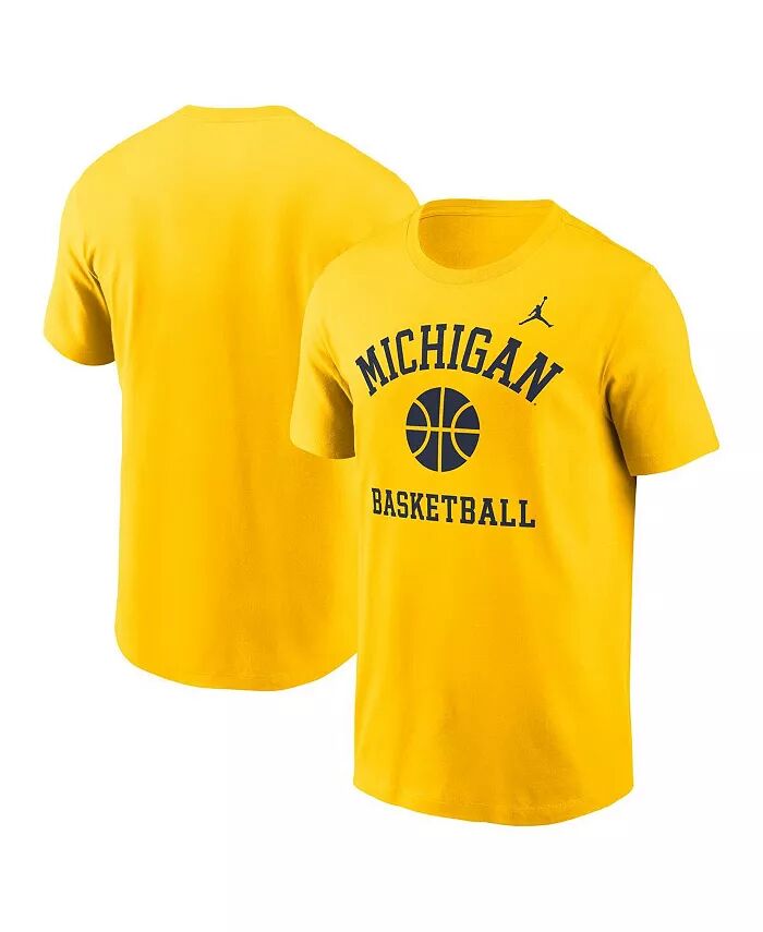 

Мужская футболка с изображением баскетбольной команды Michigan Wolverines из кукурузы Jordan