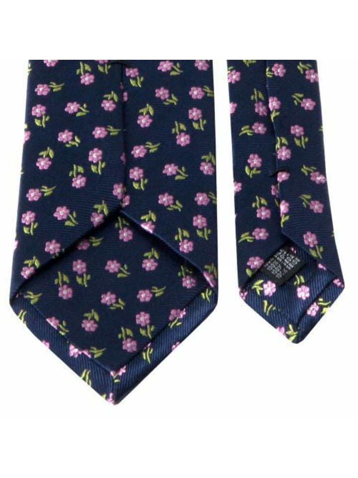 

BGents Мужской галстук темно-синего цвета