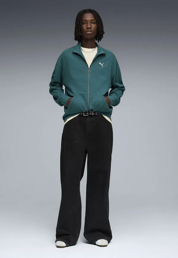 

Классная спортивная толстовка на молнии Puma, Emerald Ice