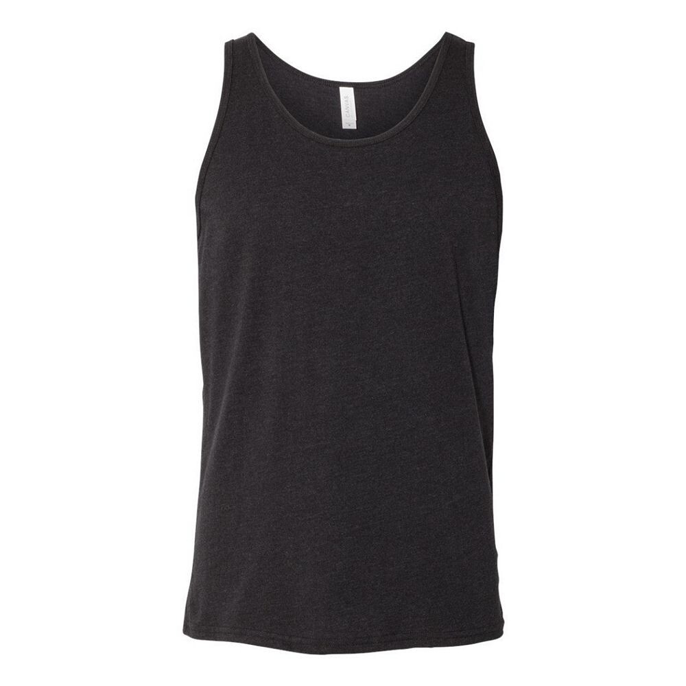 

Белла + майка из холщового джерси Bella+Canvas, цвет Black Heather