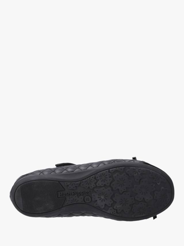Детские школьные туфли Lottie Senior Leather Hush Puppies, Black — фото 4