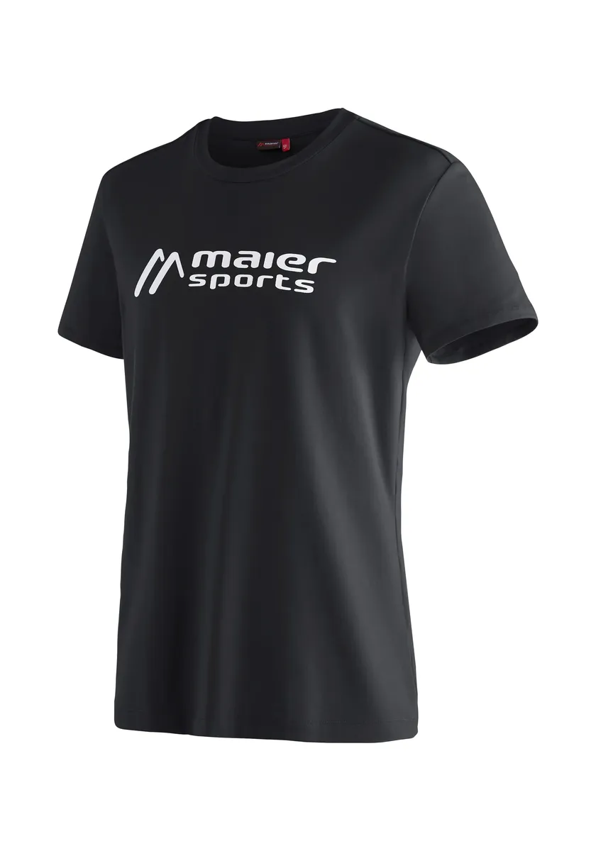 

Функциональная рубашка Maier Sports "MS Tee M", универсальная рубашка с круглым вырезом из эластичного материала, черный