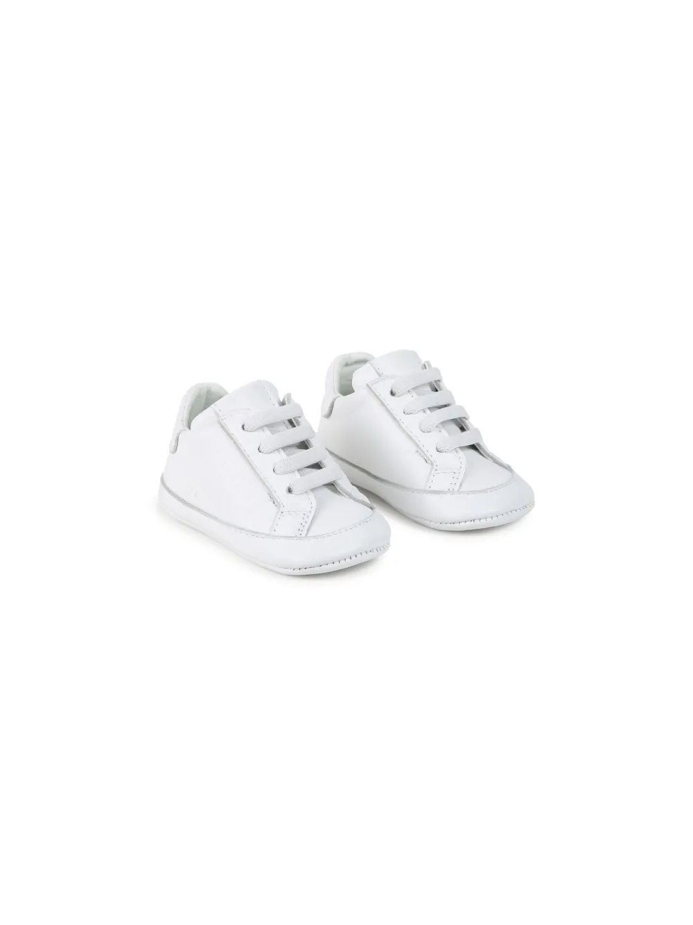 

Кожаные пинетки с логотипом 4G Givenchy Kids, белый