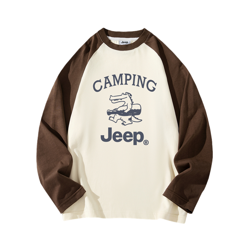 Футболка школьная Jeep, экрю — фото 2