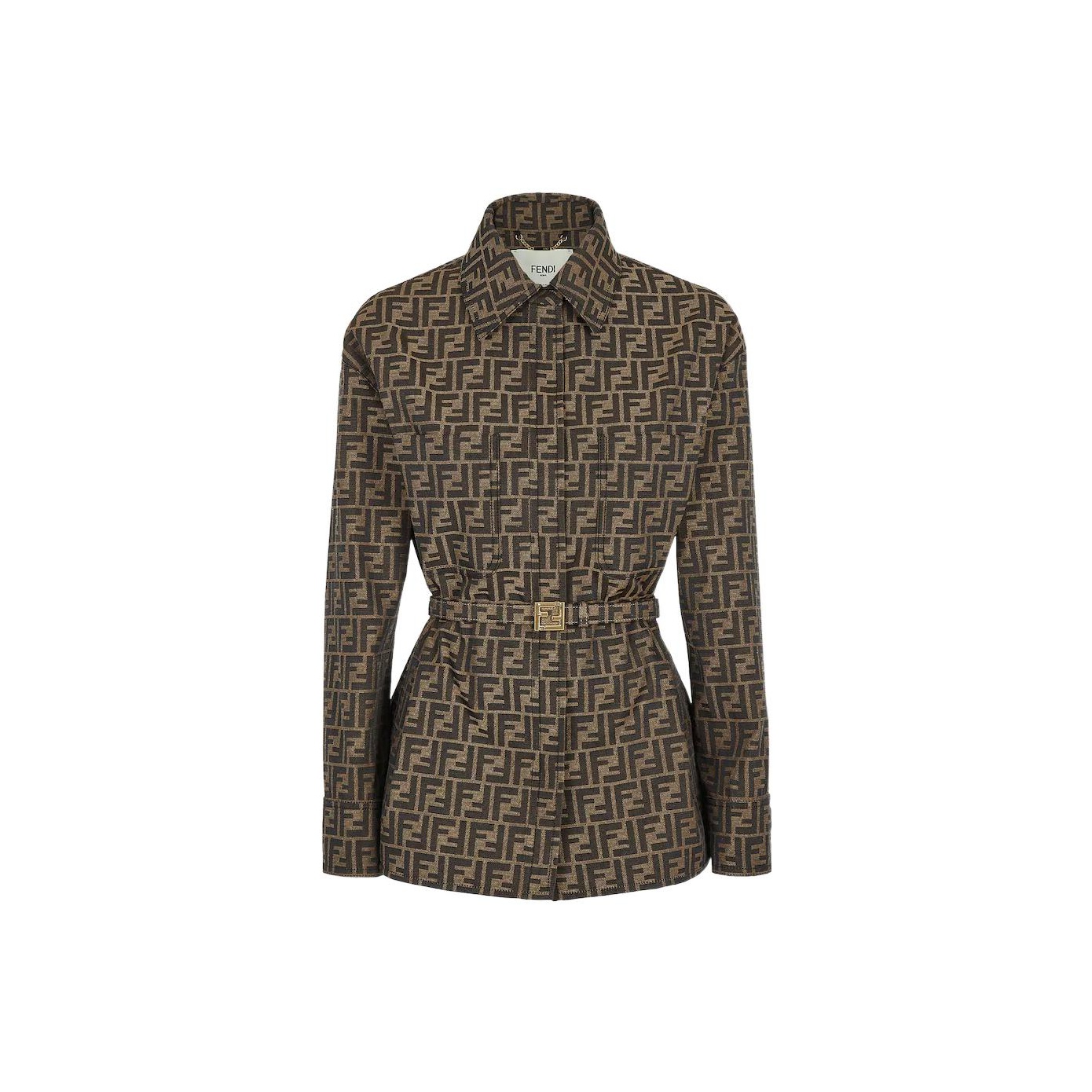 

FENDI Коричневая женская куртка, Brown