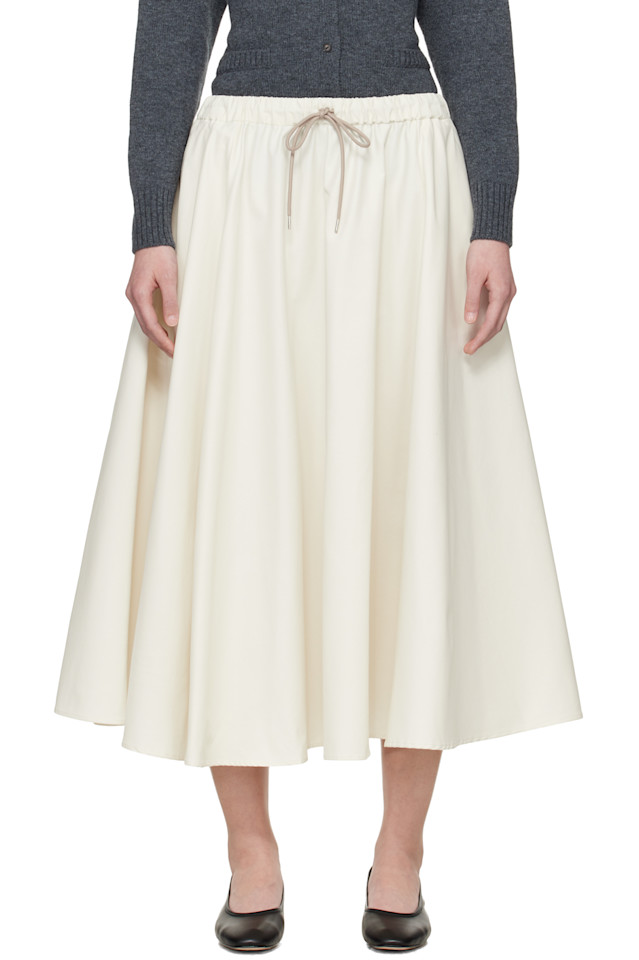 

Техническая юбка миди Cordera, белый