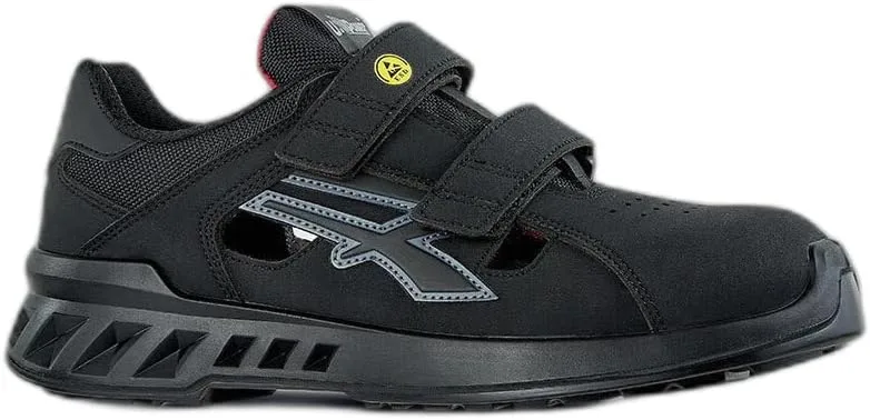 Защитная обувь Upower Unipower Unipower Unisex Gary S ESD S1ps Fo SrSafety Shoes, черный/серый