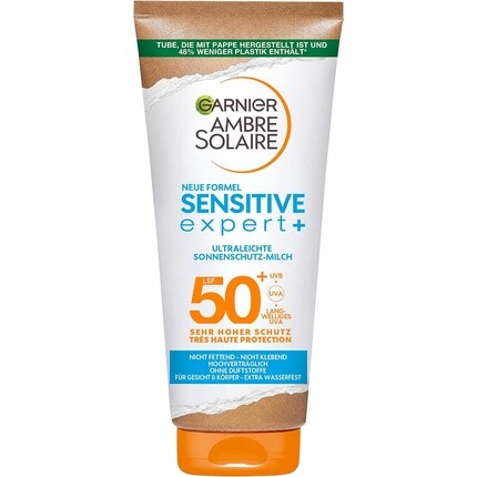 

Garnier Ambre Solaire Sensitive Expert+ Молочко SPF 50+ Солнцезащитный лосьон 200 мл