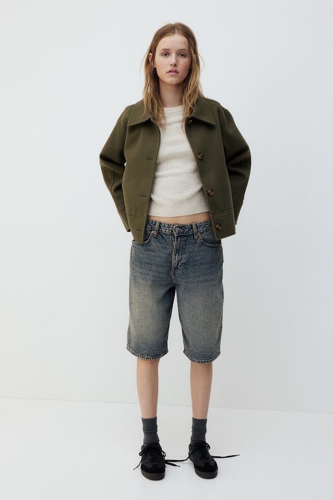 

Валяная куртка H&M, зеленый