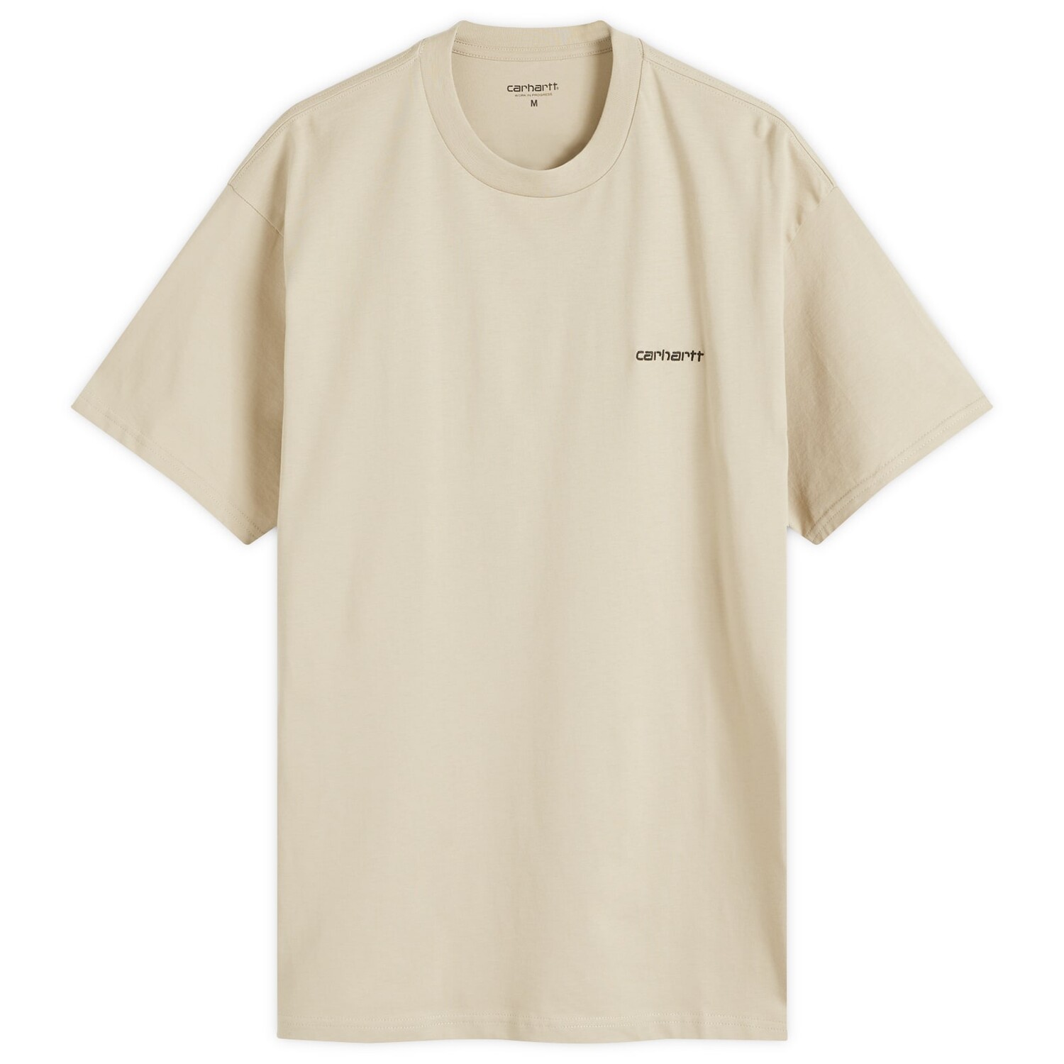 

Футболка Carhartt Wip Script Embroidery T-Shirt, цвет Wall & Black