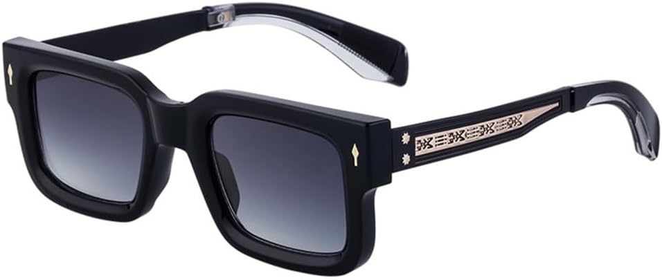 

Классические роскошные квадратные солнцезащитные очки для женщин и мужчин, винтажные солнцезащитные очки в стиле стимпанк, маленькая оправа, очки для вождения generic, Black Gray