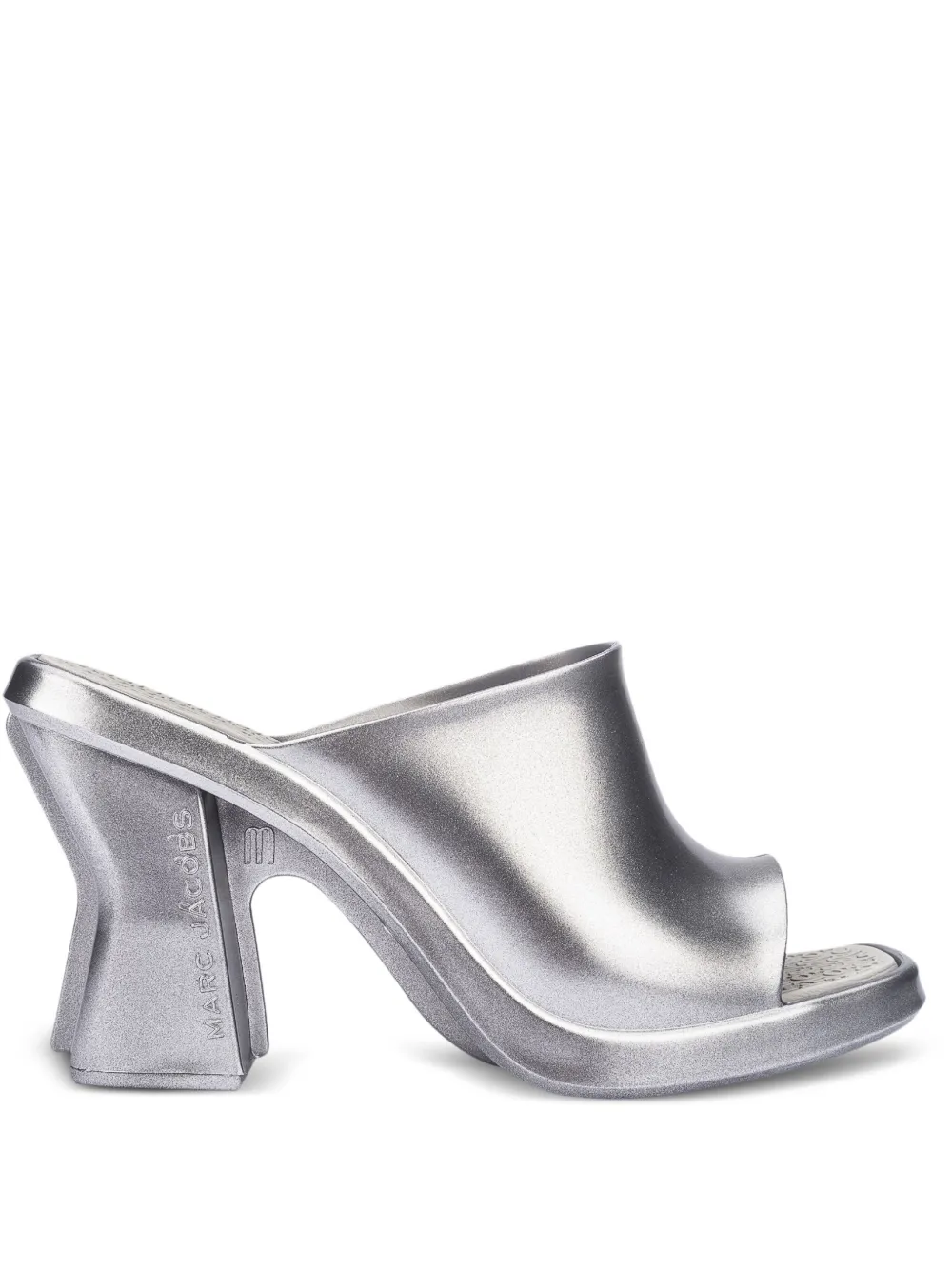 Мюли из коллаборации с Melissa MARC JACOBS, серебяный