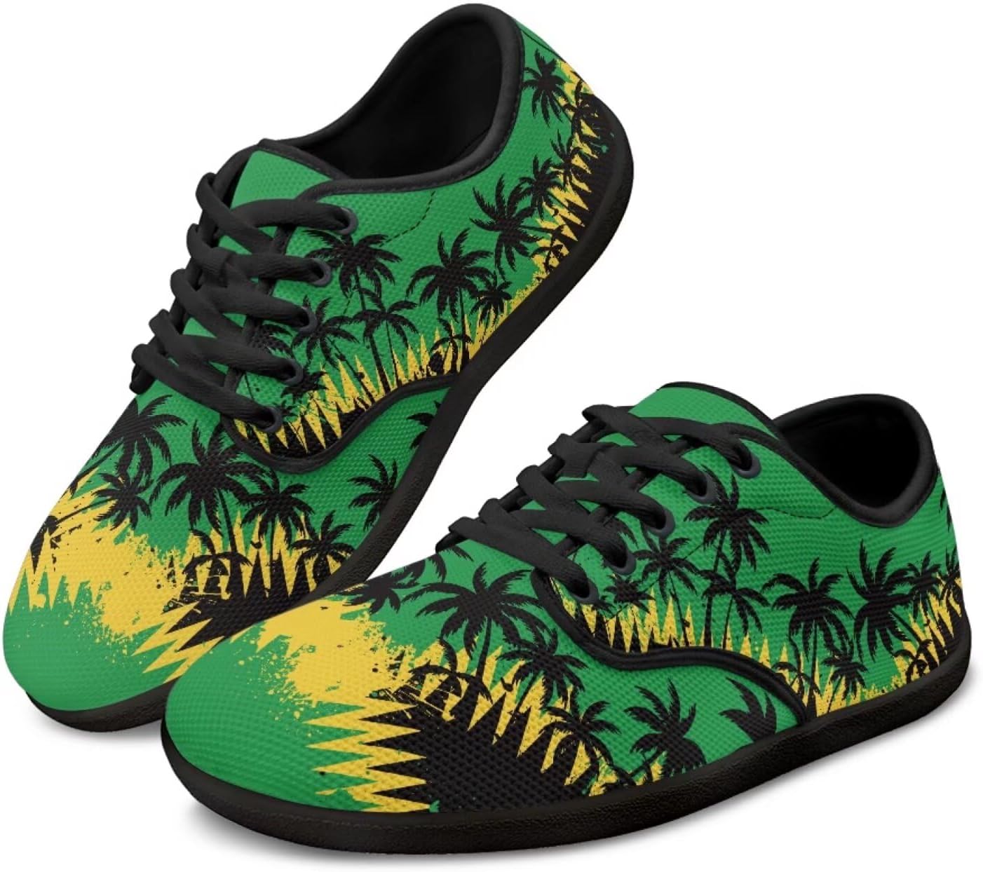 

Мужские походные кроссовки Jeiento с американским флагом, широким носком и нескользящей подошвой, модель Patriots, Jamaican Palm Tree