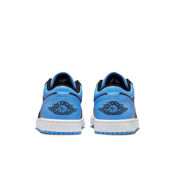 Кроссовки Air Jordan 1 Low 'Black University Blue', черный — фото 4