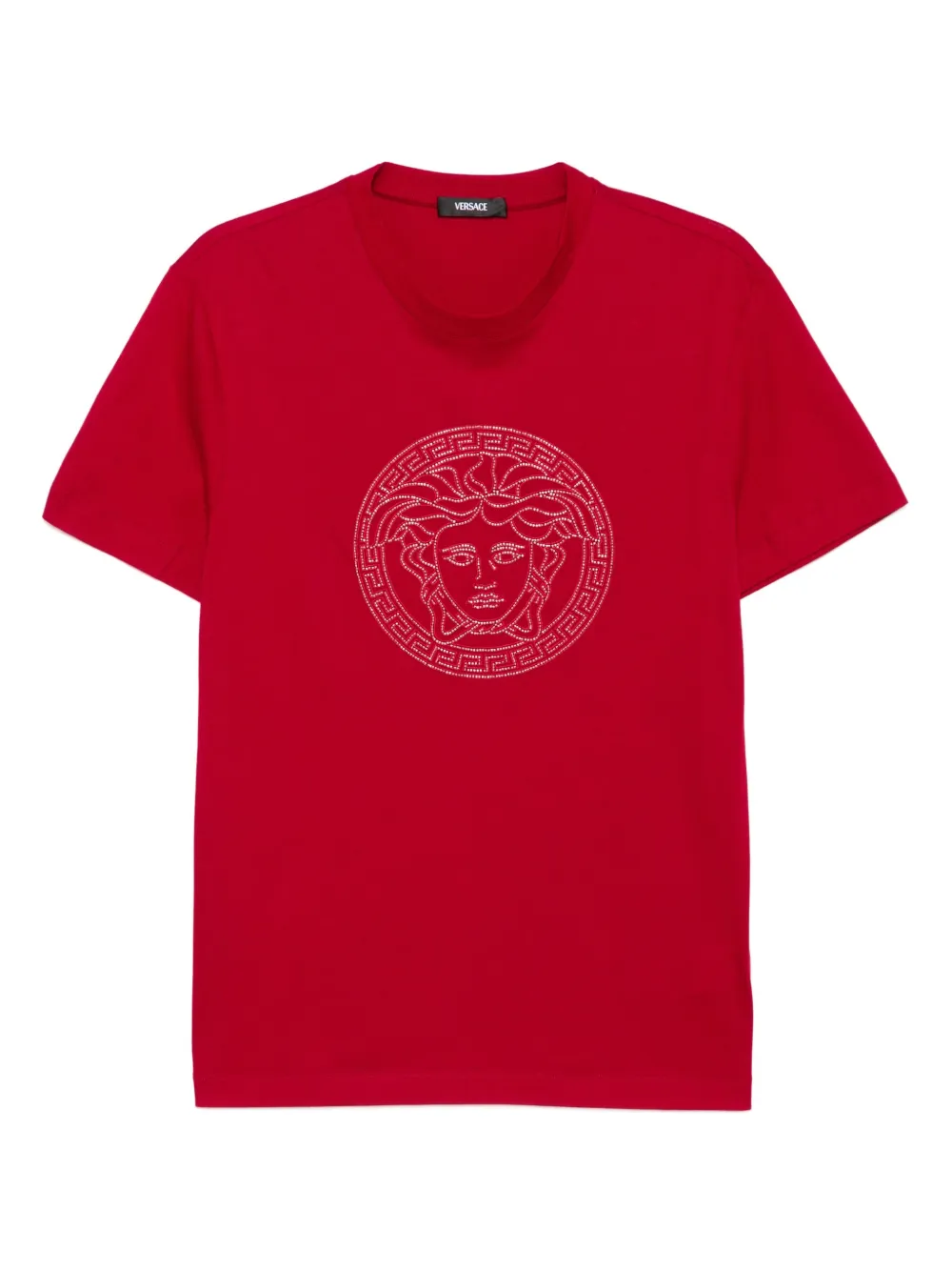 

Футболка с декором Medusa VERSACE, красный