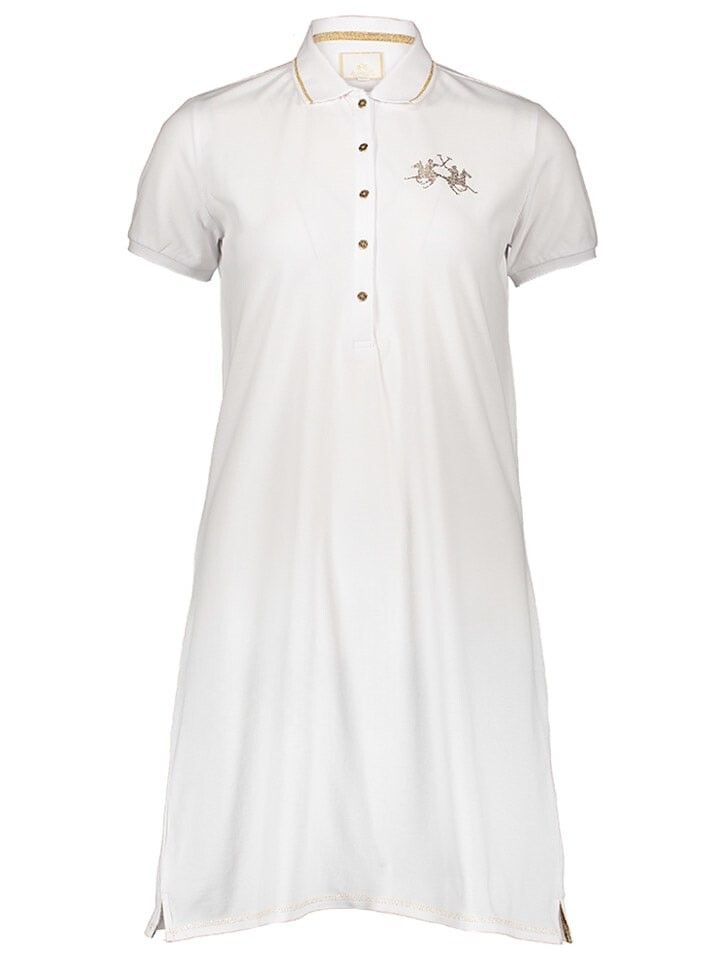 

Короткое платье La Martina Polo, белый