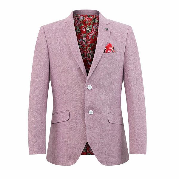 

Классическая меланжевая куртка для мальчиков slim fit Elie Balleh, Purple