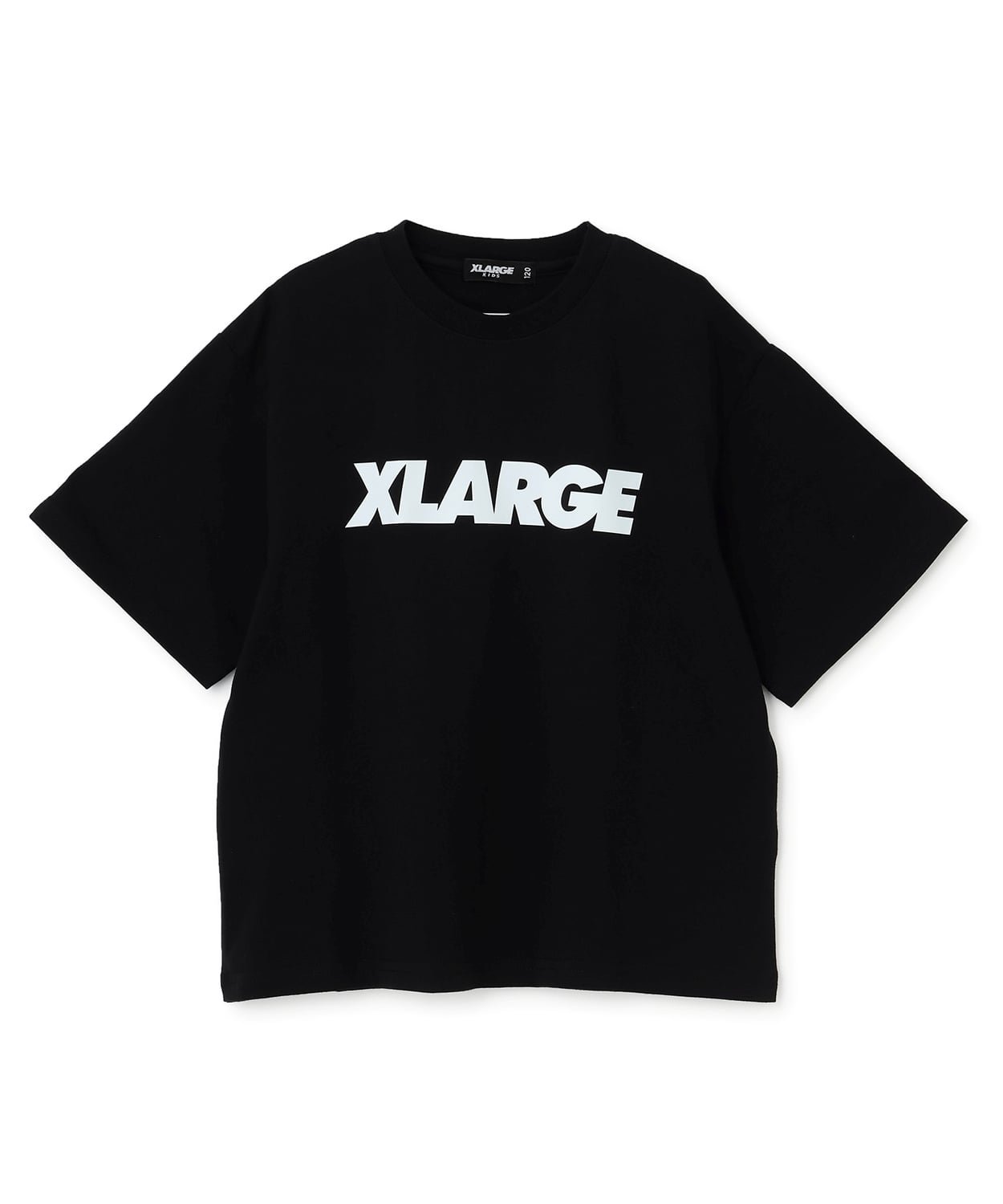 Стандартная футболка с коротким рукавом и логотипом XLARGE KIDS, Black