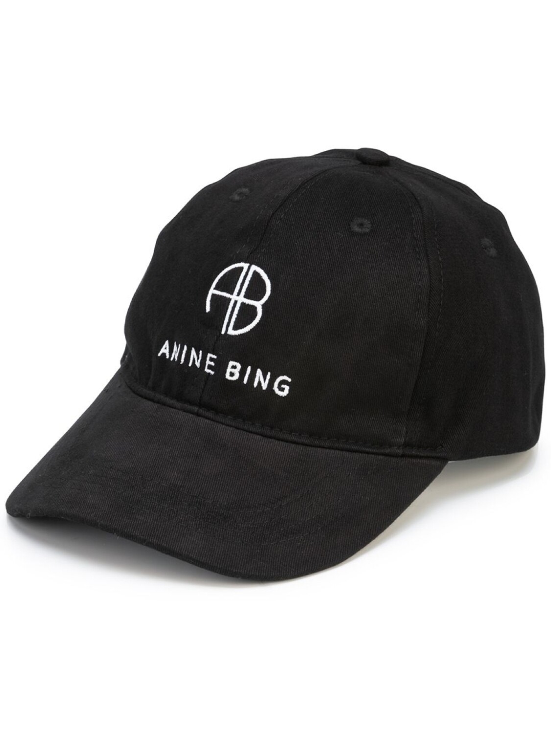 

ANINE BING бейсболка Jeremy с вышитым логотипом, черный