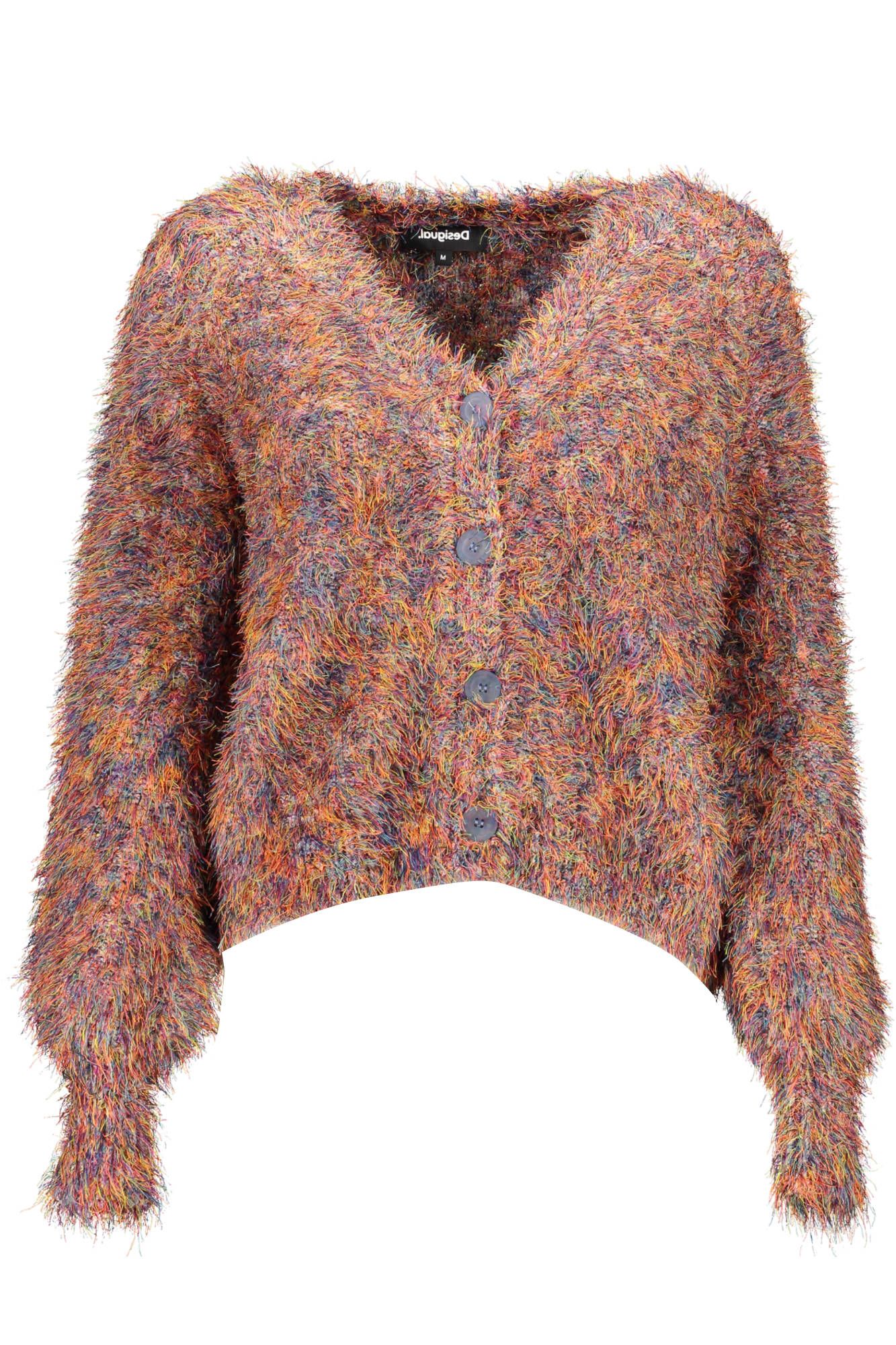

Оранжевый женский свитер из полиэстера Desigual
