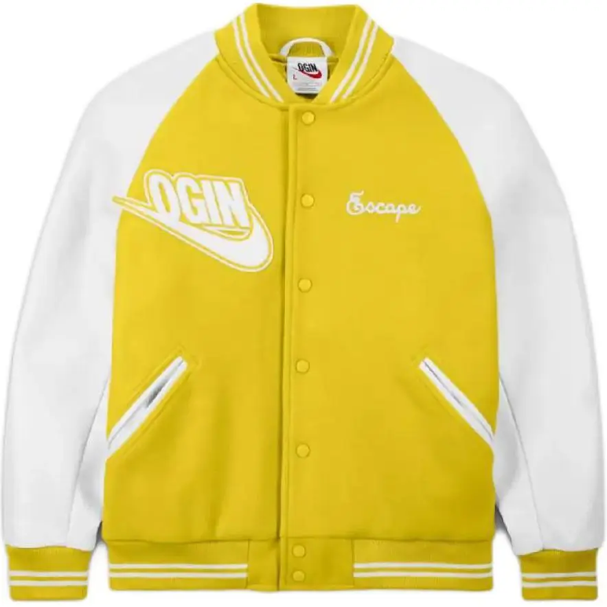 Nike Куртка варсити X Nigo Nrg эксклюзив для Азии, Yellow — фото 3