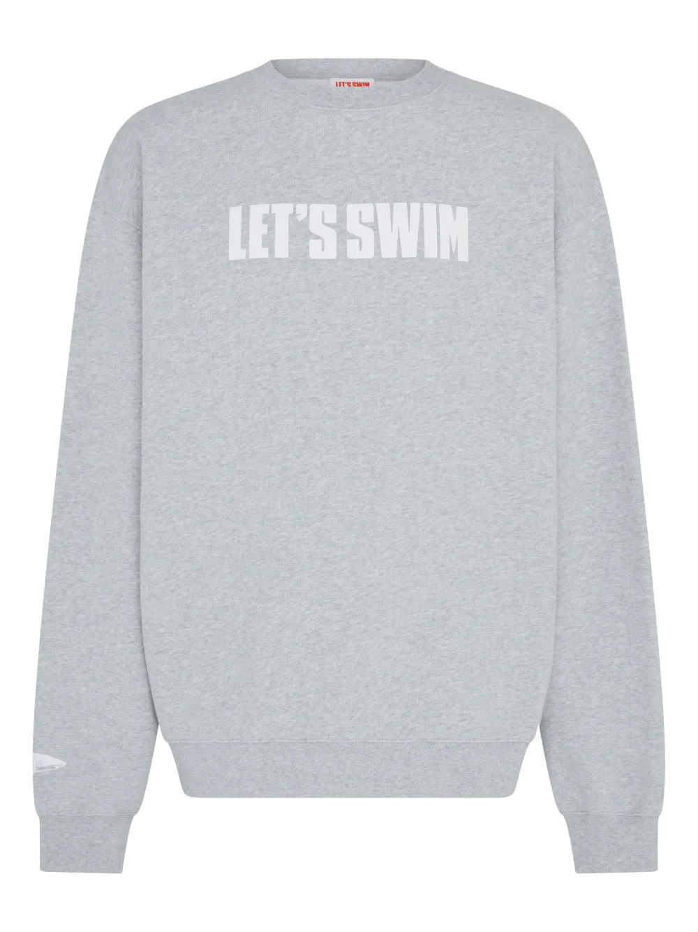 

Толстовка с логотипом Let's Swim, серый
